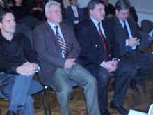 Zvezdan Markovič, Željko Zaninović, Marko Sotlar, Vojko Volk (od leve proti desni). Foto: a.k.m.
