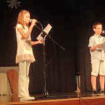 Nina Mileta i Matija Margetić, oboje 5. r, predstavili su svoju školu "Cankaricu".