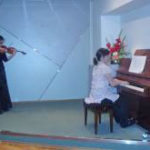 Violinistica Sausan Husein i pijanistica Renata Hil. Foto: a.k.m.